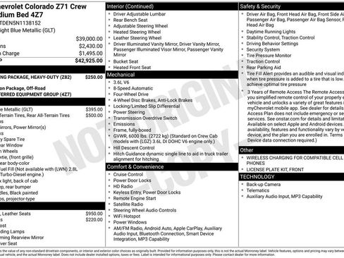 Used 2022 Chevrolet Colorado Z71 AWD/4WD image 42