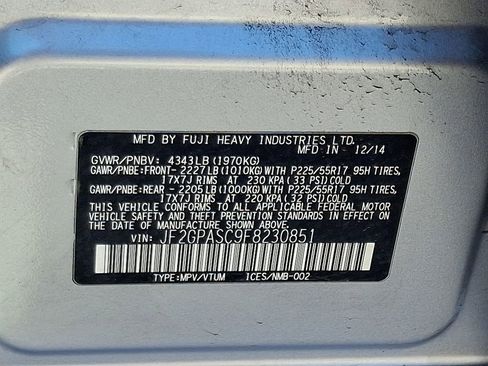 Used 2015 Subaru Crosstrek 2.0i Limited image 26