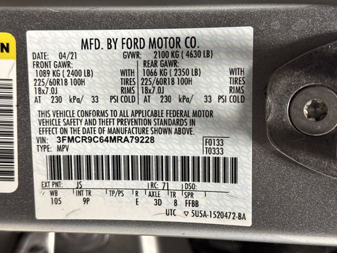 Used 2021 Ford Bronco Sport Outer Banks image 35