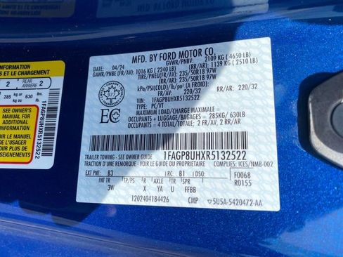 Used 2024 Ford Mustang Premium RWD image 21