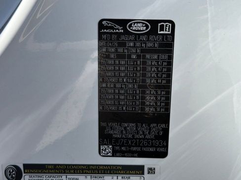 New 2026 Land Rover Defender 110 S AWD/4WD image 19