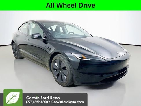 Used 2025 Tesla Model 3 Long Range AWD/4WD image 1