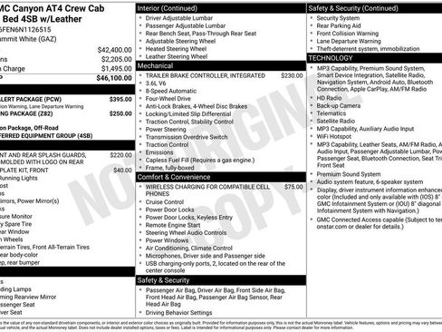 Used 2022 GMC Canyon AT4 w/ Driver Alert Package AWD/4WD image 7