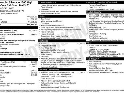 Used 2024 Chevrolet Silverado 1500 High Country w/ Technology Package AWD/4WD image 33