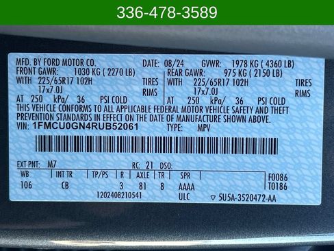 Used 2024 Ford Escape Active FWD image 27