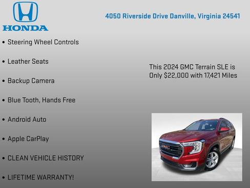 Used 2024 GMC Terrain SLE w/ Driver Convenience Package image 17