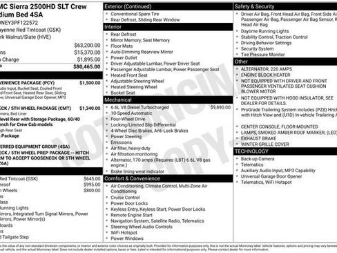 Used 2023 GMC Sierra 2500 SLT w/ SLT Convenience Package image 2