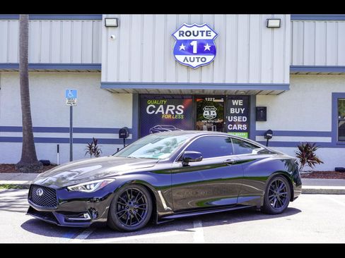 Used 2017 INFINITI Q60 3.0t w/ Premium Plus Package 3.0T RWD image 1