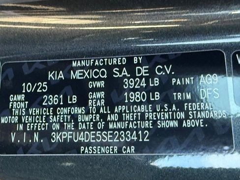 New 2025 Kia K4 EX image 22