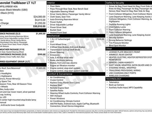 Used 2024 Chevrolet TrailBlazer LT w/ Convenience Package FWD image 6