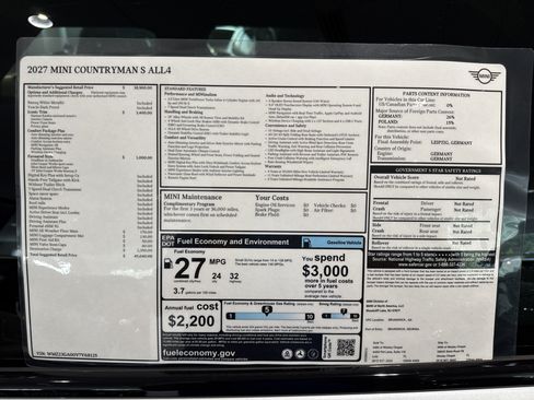 New 2027 MINI Cooper Countryman S AWD/4WD image 27