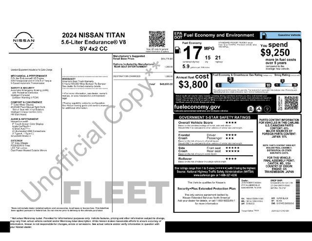 Used 2024 Nissan Titan SV RWD image 31