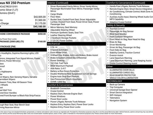 Used 2024 Lexus NX 250 FWD image 2