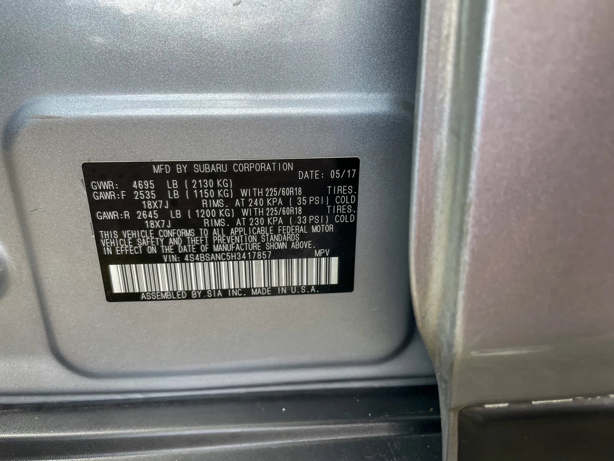 Used 2017 Subaru Outback 2.5i Limited AWD/4WD image 52