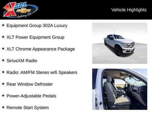 Used 2019 Ford F150 XLT w/ Equipment Group 302A Luxury AWD/4WD image 2
