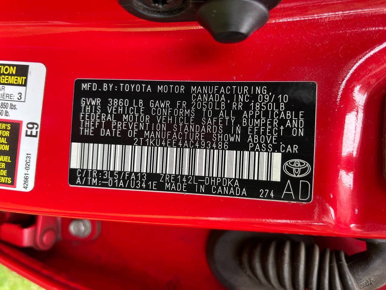 Used 2010 Toyota Matrix w/ PWR Pkg FWD image 11