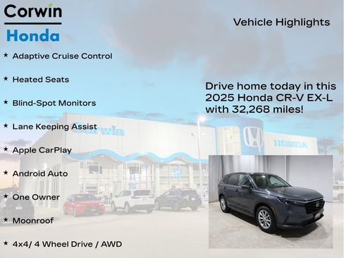 Used 2025 Honda CR-V EX-L image 6