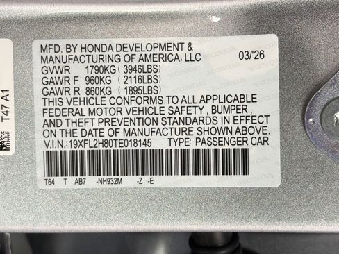 New 2026 Honda Civic Sport image 19