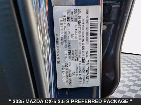 Used 2025 MAZDA CX-5 AWD 2.5 S w/ Preferred Package image 41