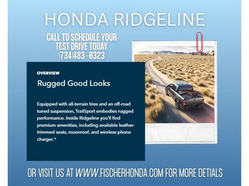 New 2026 Honda Ridgeline Sport image 2