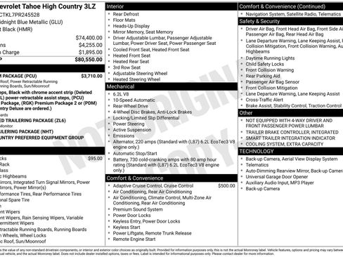 Used 2023 Chevrolet Tahoe High Country w/ Premium Package image 31