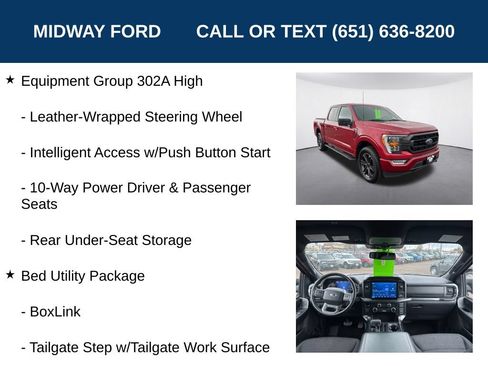 Used 2022 Ford F150 XLT w/ Equipment Group 302A High AWD/4WD image 19
