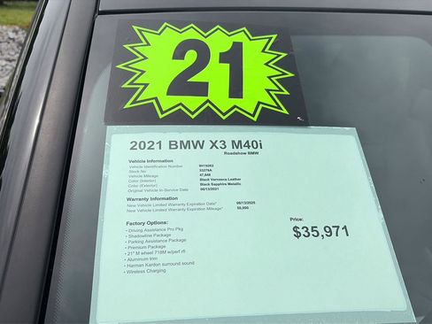 Used 2021 BMW X3 M40i AWD/4WD image 20