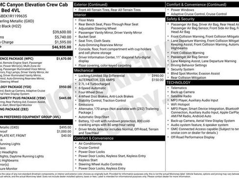 Used 2024 GMC Canyon Elevation w/ Convenience Package AWD/4WD image 12