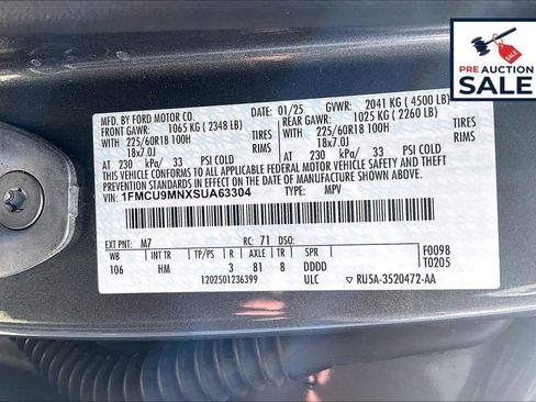 Used 2025 Ford Escape ST-Line AWD/4WD image 35