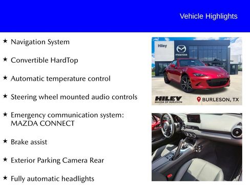 New 2025 MAZDA MX-5 Miata RF Grand Touring image 10