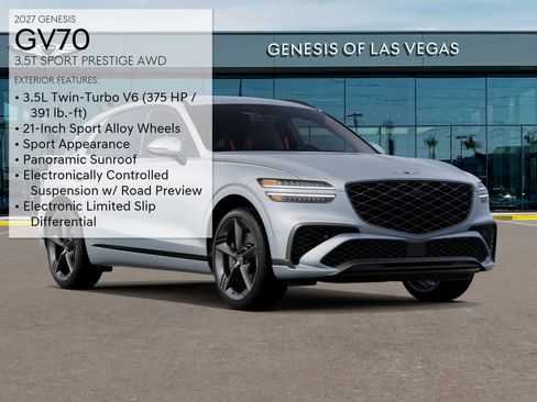 New 2027 Genesis GV70 2.5T Sport Prestige AWD/4WD image 3