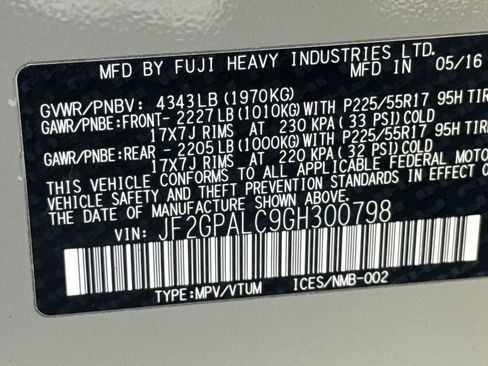 Used 2016 Subaru Crosstrek 2.0i Limited image 33