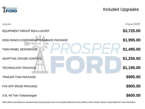 Used 2020 Ford F150 King Ranch w/ Equipment Group 601A Luxury AWD/4WD image 3