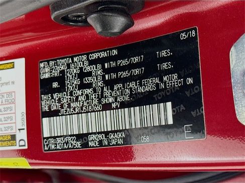 Certified 2018 Toyota 4Runner SR5 image 30