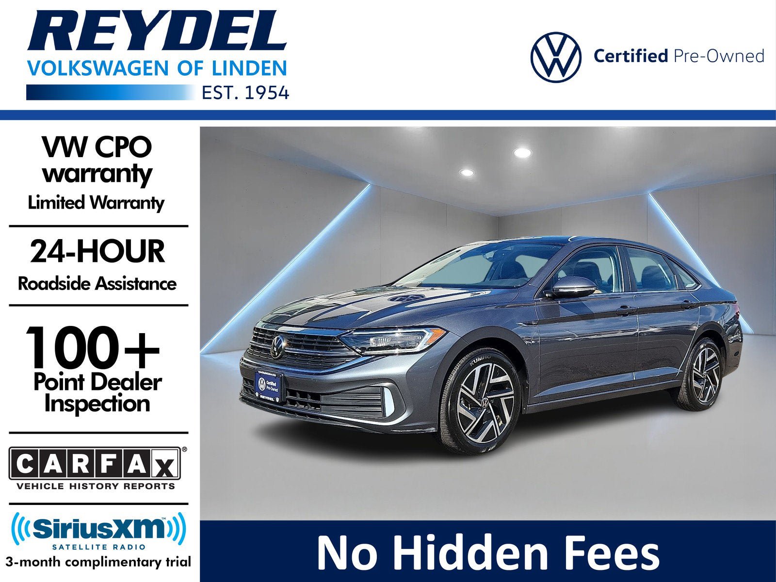 Certified 2023 Volkswagen Jetta SEL FWD image 1