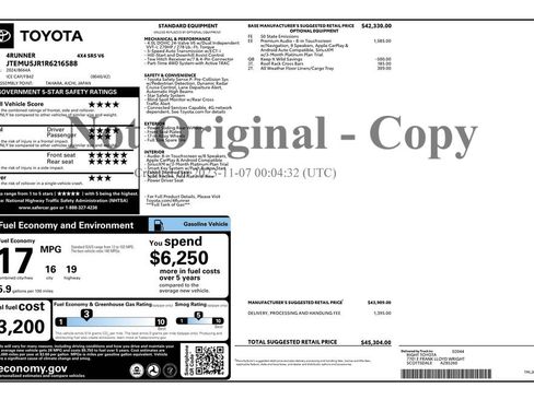 Used 2024 Toyota 4Runner SR5 AWD/4WD image 2
