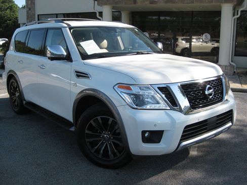 Used 2018 Nissan Armada Platinum w/ Captain Seat Package RWD image 2