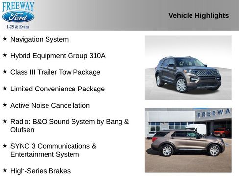 Used 2021 Ford Explorer Limited w/ Hybrid Equipment Group 310A image 2