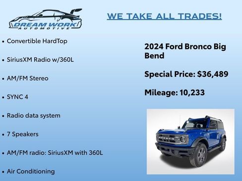 Used 2024 Ford Bronco Big Bend image 2