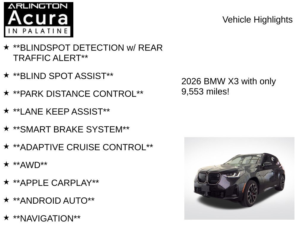 Used 2026 BMW X3 M50 AWD/4WD image 8