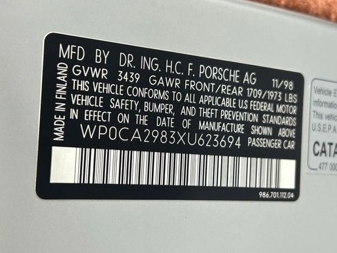 Used 1999 Porsche Boxster image 35