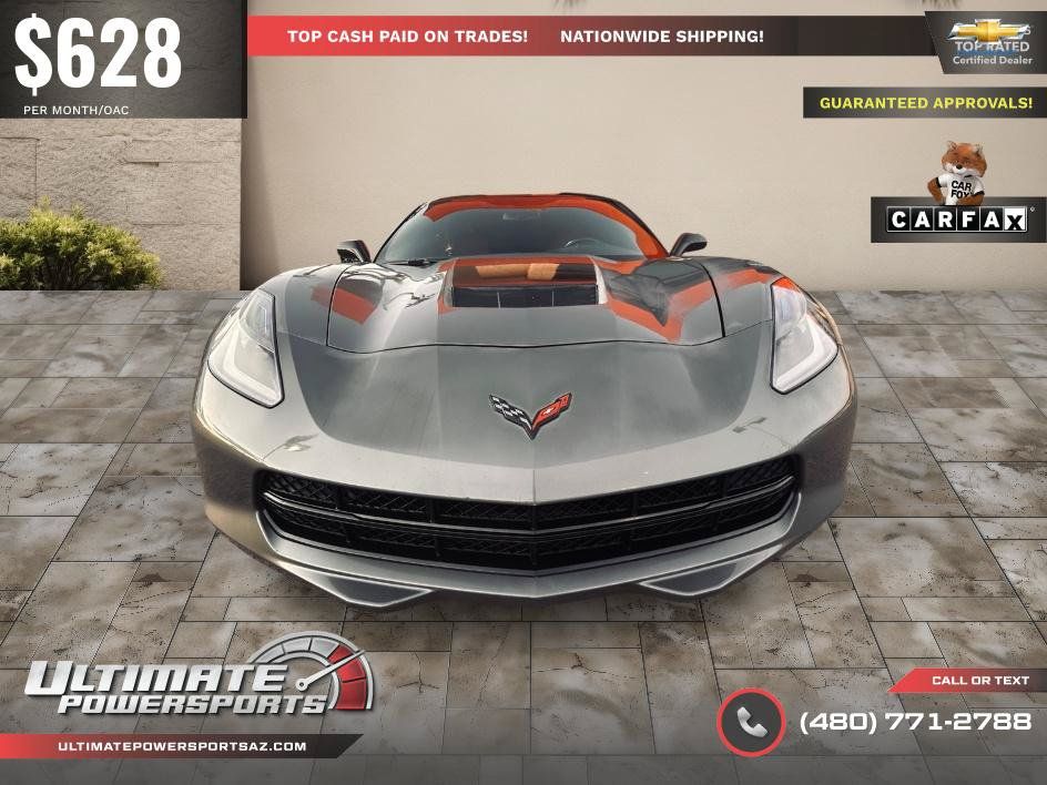 Used 2016 Chevrolet Corvette Stingray Coupe w/ Carbon Flash Badge Package RWD image 74
