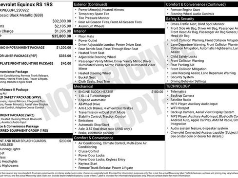 Used 2023 Chevrolet Equinox RS AWD/4WD image 19