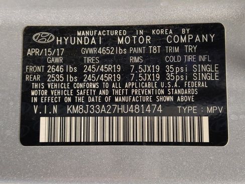 Used 2017 Hyundai Tucson Limited image 33