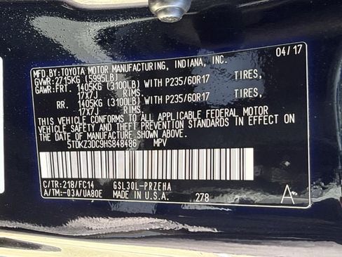 Used 2017 Toyota Sienna LE w/ Protection Package FWD image 26