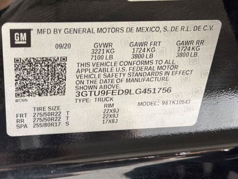 Used 2020 GMC Sierra 1500 Denali w/ Driver Alert Package II AWD/4WD image 42