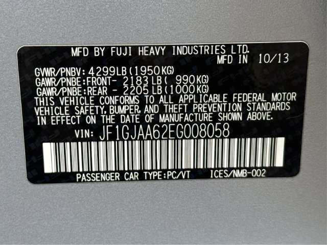 Used 2014 Subaru Impreza 2.0i AWD/4WD image 24