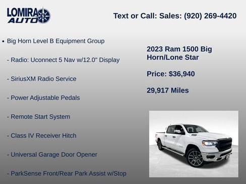 Used 2023 RAM 1500 Big Horn AWD/4WD image 33