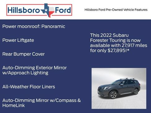 Used 2022 Subaru Forester Touring w/ Popular Package #2 AWD/4WD image 9