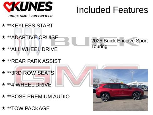 New 2025 Buick Enclave Sport Touring w/ Super Cruise Package AWD/4WD image 4